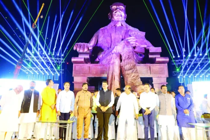 Statue of Knowledge in Latur | Spectacular unveiling of the Statue of Knowledge in Latur