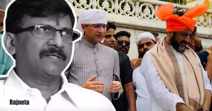 You too will be buried in the same soil: Sanjay Raut warns Owaisi who is bowing his head at Aurangzeb's grave