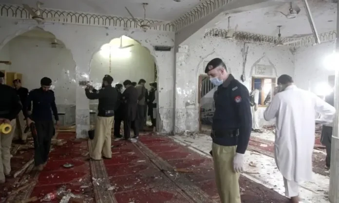 Suicide attack on a mosque in Peshawar