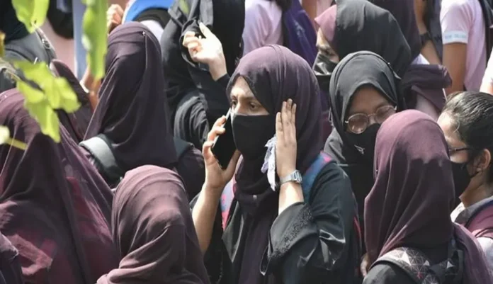 Girl students wearing hijab are not allowed to appear in exams in Karnataka