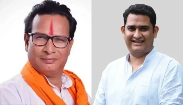 Kiran Lahamate (left) and Ashutosh Kale (right). Image Source: Sarkarnama and Deshdoot