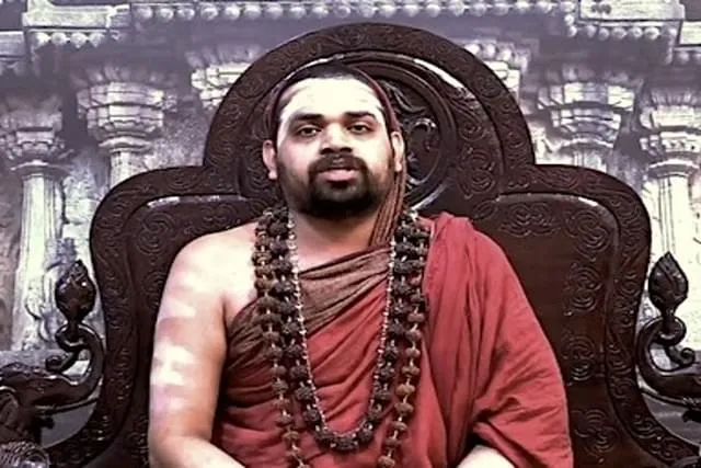 Shankaracharya of Sringeri Sharada Peetham, Sri Bharathi Teertha Mahaswamiji.