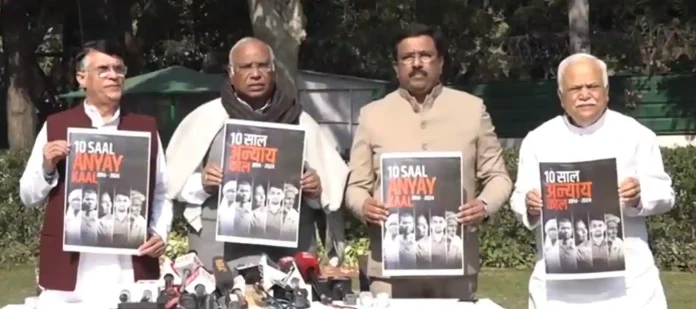 Congress releases black paper against BJP, Modi hits back at Congress